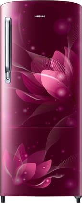 Samsung 183 L, 2 Star, Digital Inverter, Direct-Cool Single Door Refrigerator (RR20C2712R8/NL, Blooming Saffron Red) Samsung 183 L, 2 Star, Digital Inverter, Direct-Cool Single Door Refrigerator (RR20C2712R8/NL, Blooming Saffron Red) - Blooming Saffron R