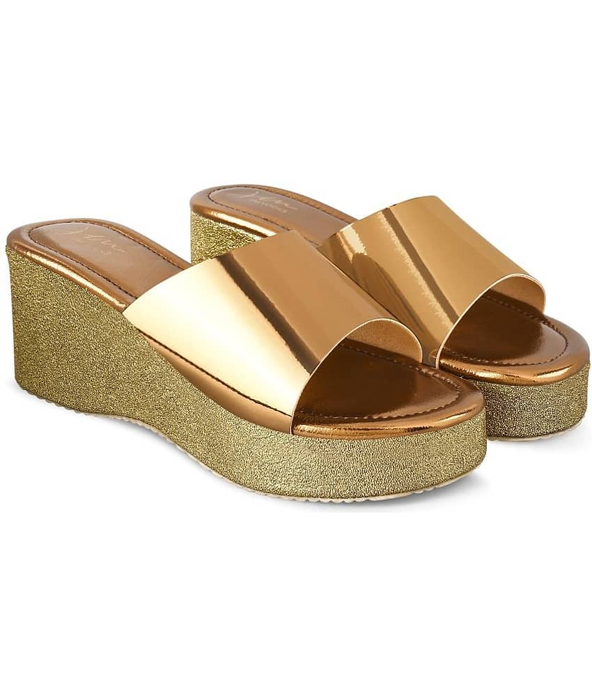 JM Looks Tan Women's Slip On Heels