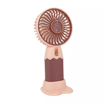 Hello Summer Portable Fan | Ultimate Battery Operated Powerful Handheld Lightweight Personal Cooling Fan (MultiColor)
