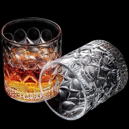 Crystal Square Whiskey Glass Clear Heavy Base Rocks Barware Glasses Diamond Glass for Scotch, Bourbon and Cocktail Drinks for Whiskey Glasses 280 Ml Crystal Square Whiskey Glass Clear Heavy Base Rocks Barware Glasses Diamond Glass for Scotch, Bourbon and Cocktail Drinks for Whiskey Glasses 280 Ml
