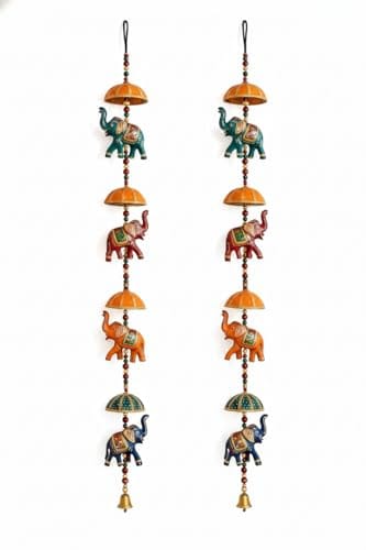 Wall Hanging | Ethnic Decorative Hanging with Beads & Bell 2