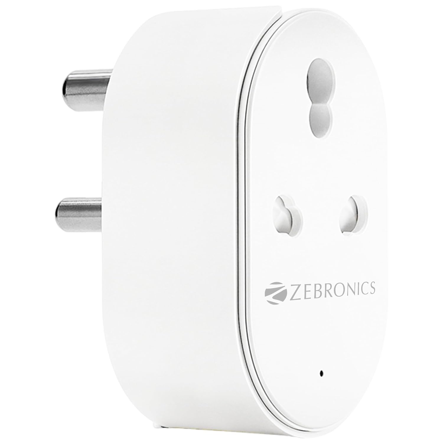 Zebronics ZEB-SP116, Smart Wi-Fi Plug Compatible with Google Assistant & Alexa, Supports Upto 16A and Comes with a Dedicated APP That Features Scheduled Control and Energy Monitoring.