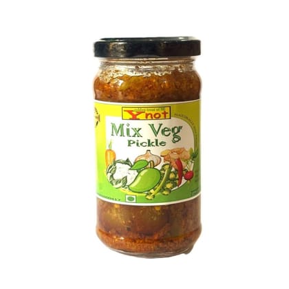 Y Not Mix Veg Pickle - 180 gm - 180 gm - One glass jar