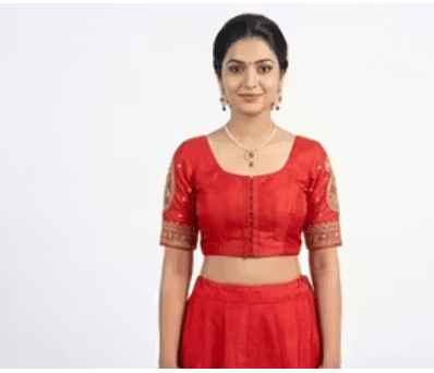 Red colour ,Computer, styles Blouse