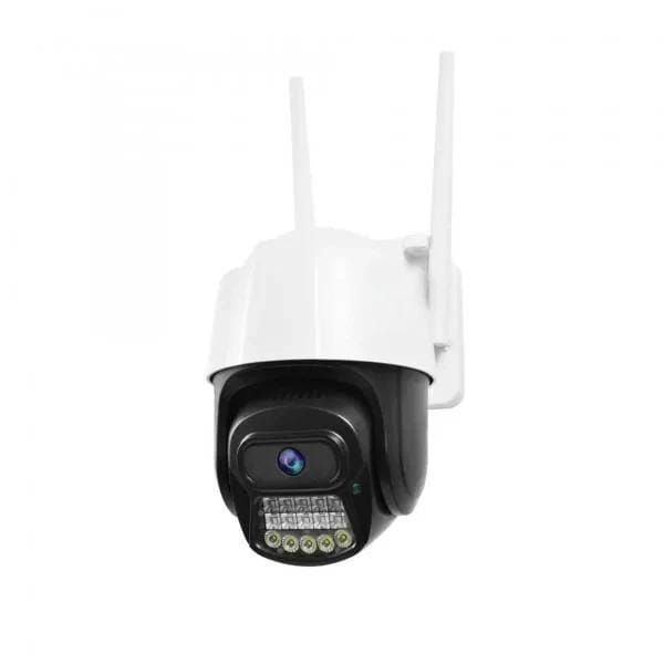 WiFi CCTV Camera | 3MP Outdoor PTZ Security Camera with OKAM App Support, WiFi + LAN Port, ONVIF Compatible, 12V Power Supply, Night Vision & Motion Detection