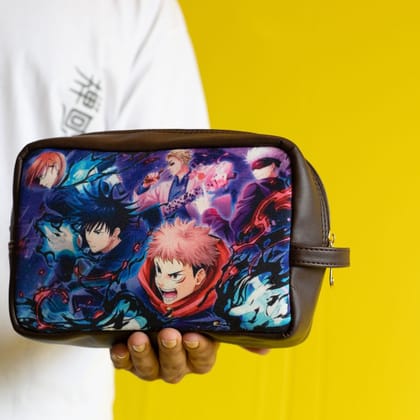 Jujutsu Kaisen Inspired Multi-purpose Leather Utility Pouch Jujutsu Kaisen Inspired Multi-purpose Leather Utility Pouch