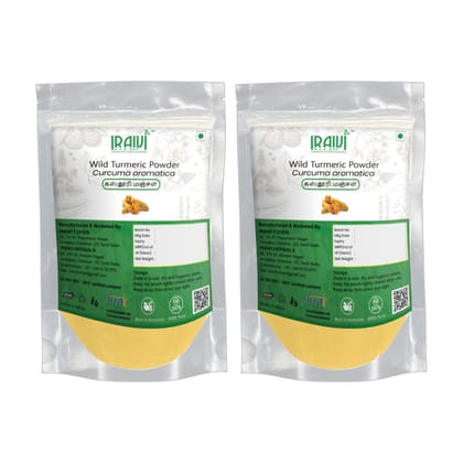 IRAIVI Premium Wild Turmeric Powder-200g | Kasturi Manjal |Kasturi Haldi| Kasthuri Pasupu | 100% Pure Natural Skin Enhancer | Promotes Radiance, Even Tone & Clear Complexion | Chemical-Free Beauty