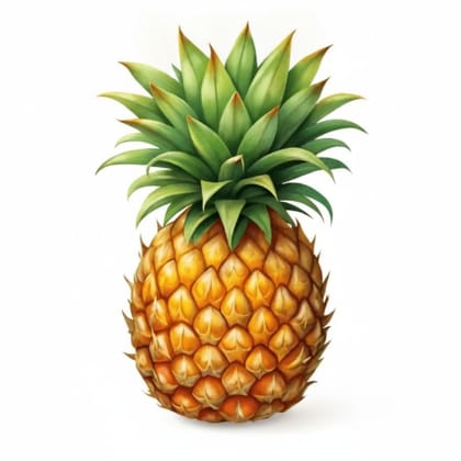 Fresh Pineapple - 1 kg - One whole fresh pineapple