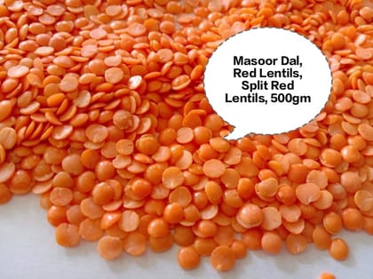 Masoor Dal, Red Lentils, Split Red Lentils, Dhuli Masoor Dal, Malka Masoor 500gm Masoor Dal, Red Lentils, Split Red Lentils, Dhuli Masoor Dal, Malka Masoor 500gm