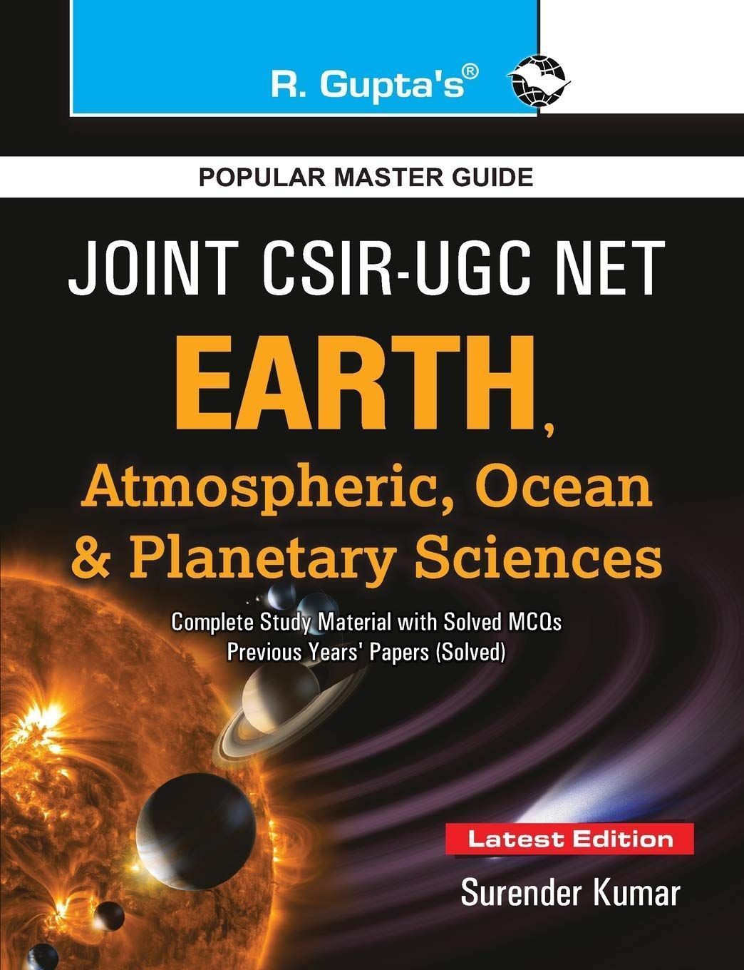 Joint CSIR-UGC (NET) Earth, Atmospheric, Ocean and Planetary Sciences Exam Guide (Part B & C) (R-1277)