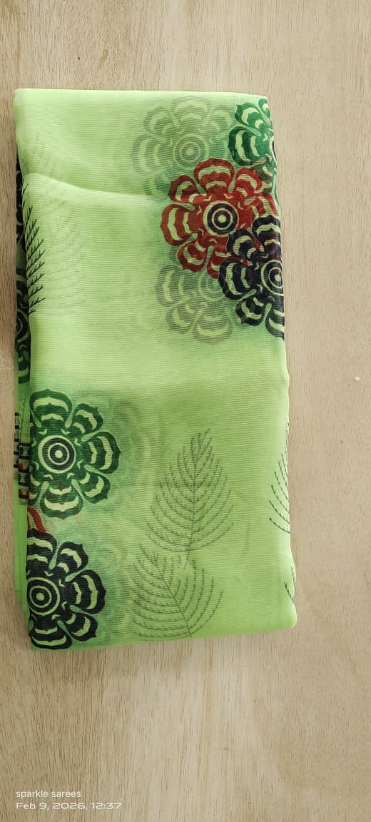 SMRITI Georgette fancy sarees