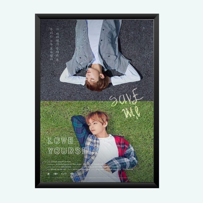 Nokkes Bts Army Bangtan Boy V suga J-Hope Jungkook Jin Jimin Rm 8X12 Inch Size Photo Frame Photo Home Office_bts5_17