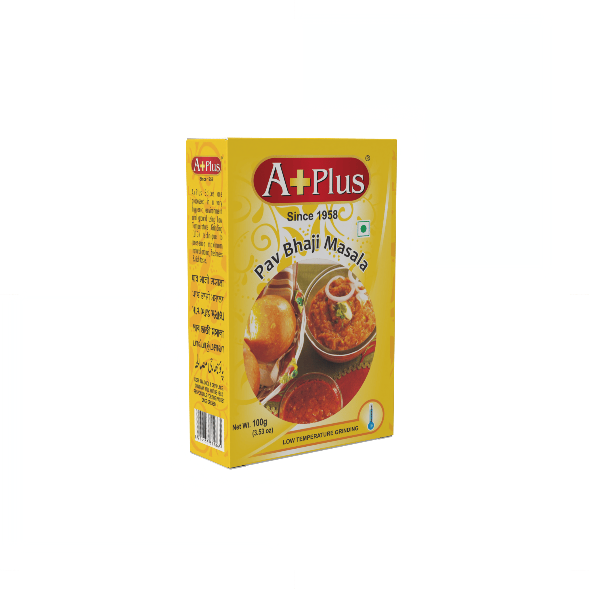 Aplus Pav Bhaji Masala 100g Box