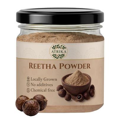 Atrika Reetha Powder 150g | Natural Reetha (Aritha) Powder for Hair Cleansing & Growth | Herbal Shampoo Alternative Atrika Reetha Powder 150g | Natural Reetha (Aritha) Powder for Hair Cleansing & Growth | Herbal Shampoo Alternative
