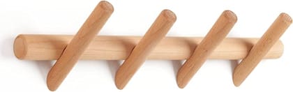 Coat Rack Wall Mounted | Natural Finish 