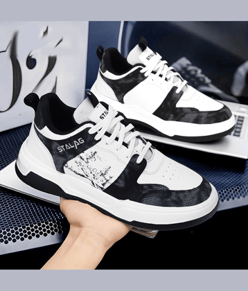 STALAG premium Sneakers For Men Black Men's Lifestyle Shoes