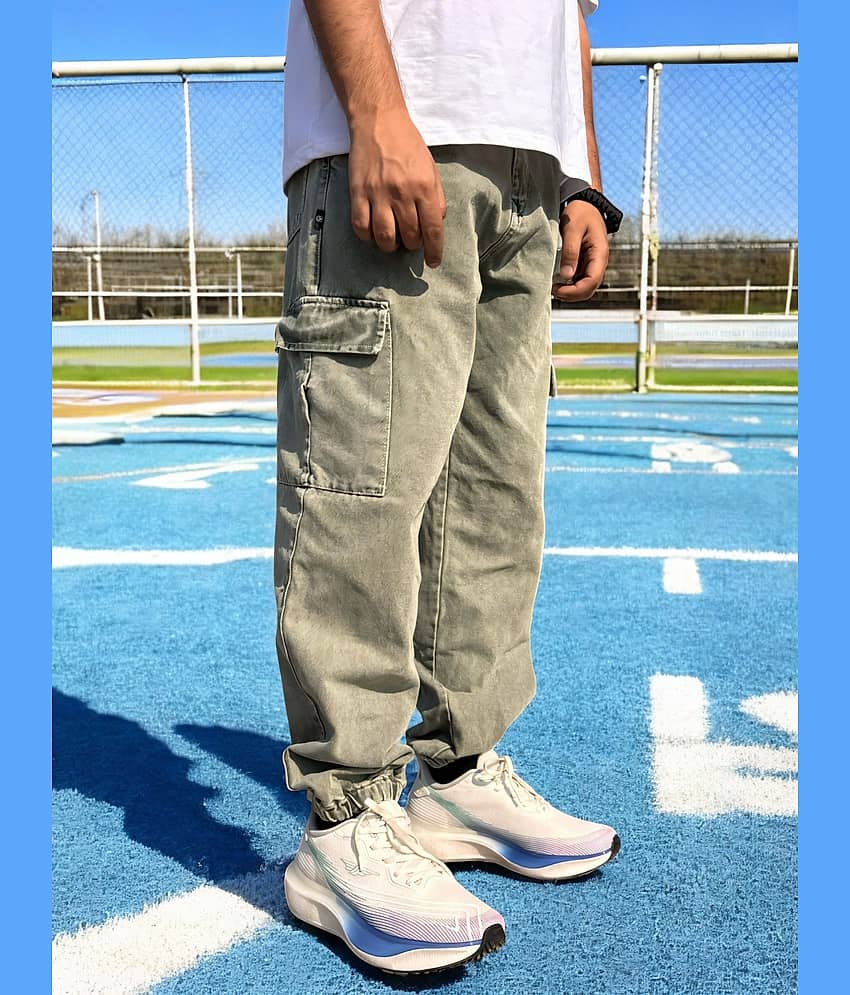 Styzon Jogger Men's Jeans - Light Green ( Pack of 1 )
