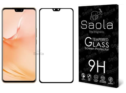 Saola 11D Tempered Glass For Vivo V23 5G (Pack Of 1) With Free Installation Kit. Full Screen Coverage. (6.44 Inches) for Smartphone Saola 11D Tempered Glass For Vivo V23 5G (Pack Of 1) With Free Installation Kit. Full Screen Coverage. (6.44 Inches) for S