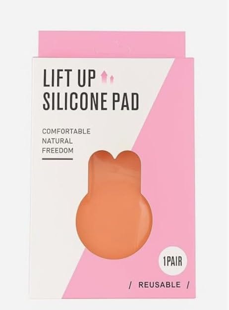 Lift Up Silicone Pad Reusable Push-Up Breast Enhancer, Invisible & Soft