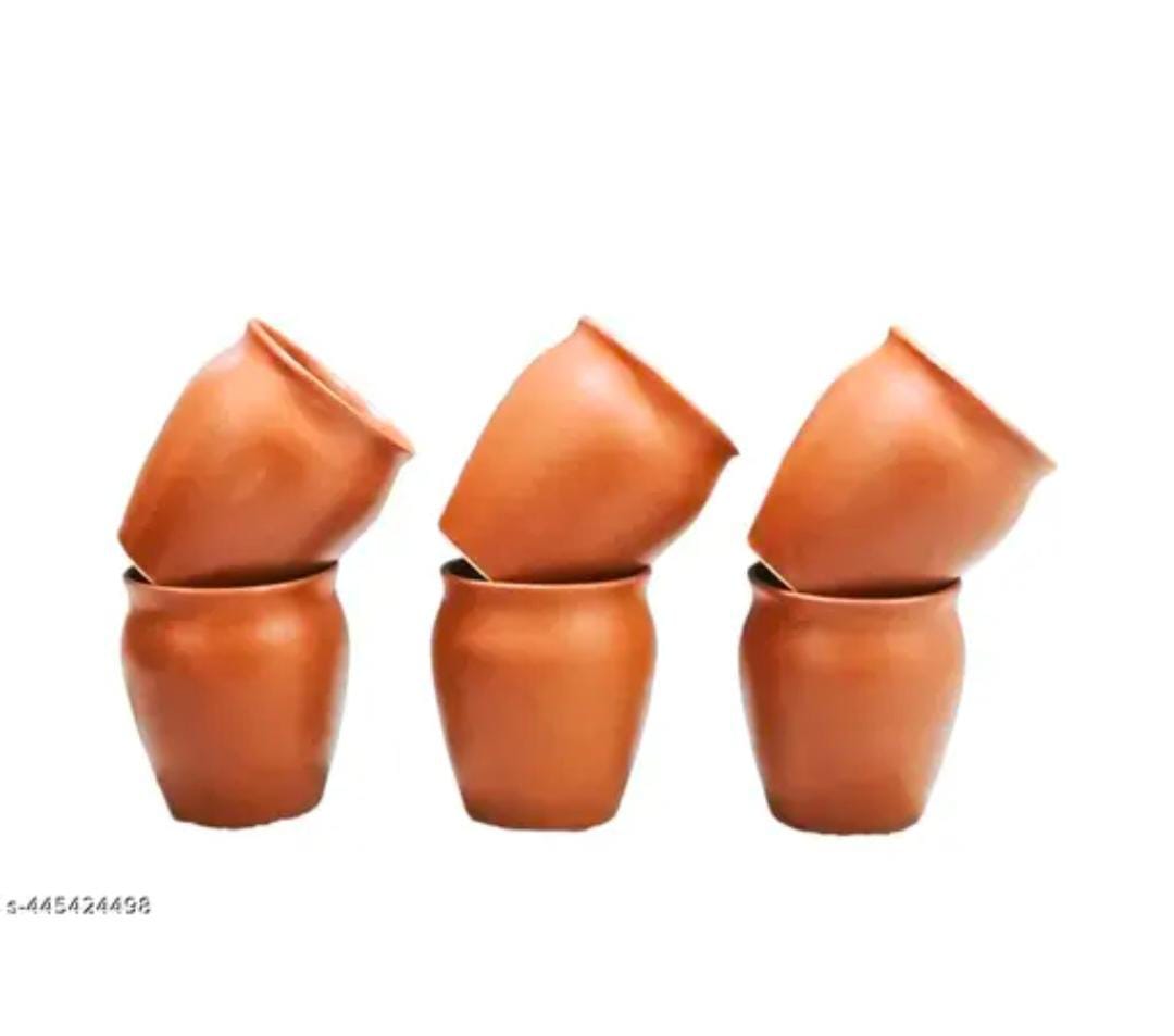All New Elegant Ceremic Kullad Tea Cups-15 Unit
