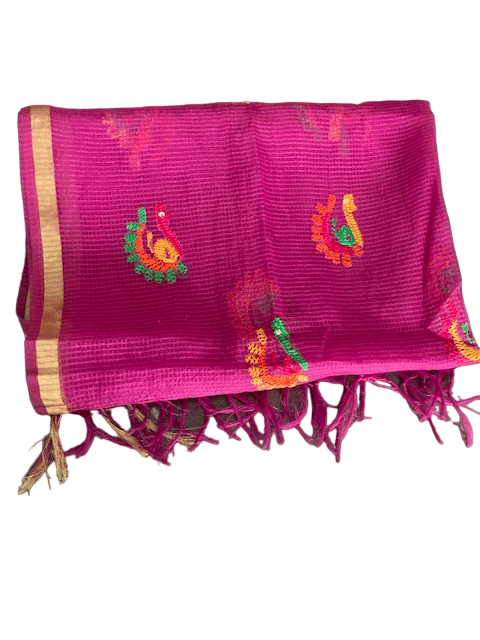 Buy Chanderi hand Made Chunni