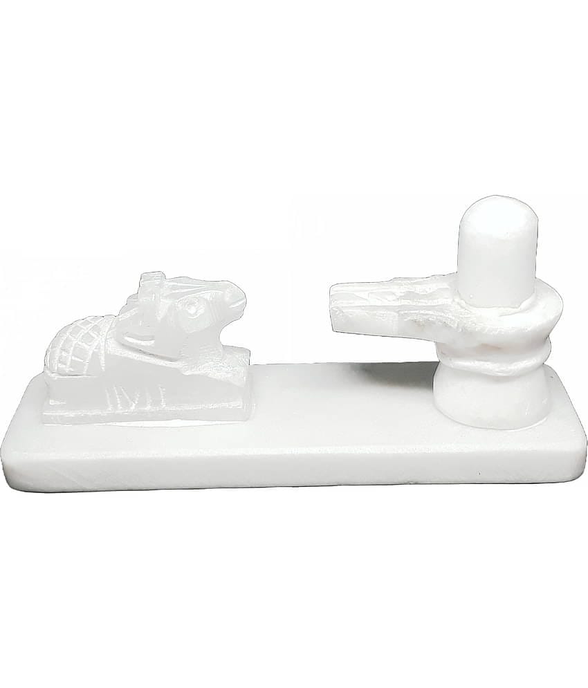 KRAFT CLOUDS - Marble Shivling Idol ( 6 cm )