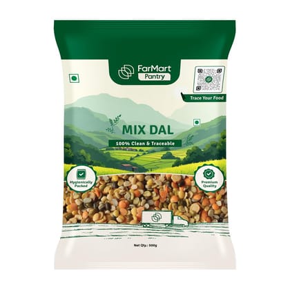 FarMart Pantry Mix Dal (500g) | Protein-Rich, Wholesome & Handpicked | Ideal for Everyday Meals & Comforting Dals FarMart Pantry Mix Dal (500g) | Protein-Rich, Wholesome & Handpicked | Ideal for Everyday Meals & Comforting Dals