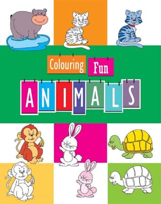 Colouring Fun - ANIMALS [Paperback] [Jan 18, 2024] LS Editorial Team