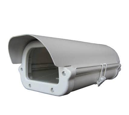 CCTV Security Camera housing , Waterproof/Dustproof/Rainproof Bullet Camera Enclosure for Outdoor Mounting Purpose, Iron-Metal with Side Locking System 10inch (25.4cm)