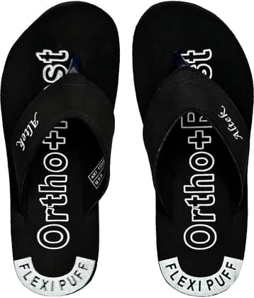 Altek Black Men's Thong Flip Flop
