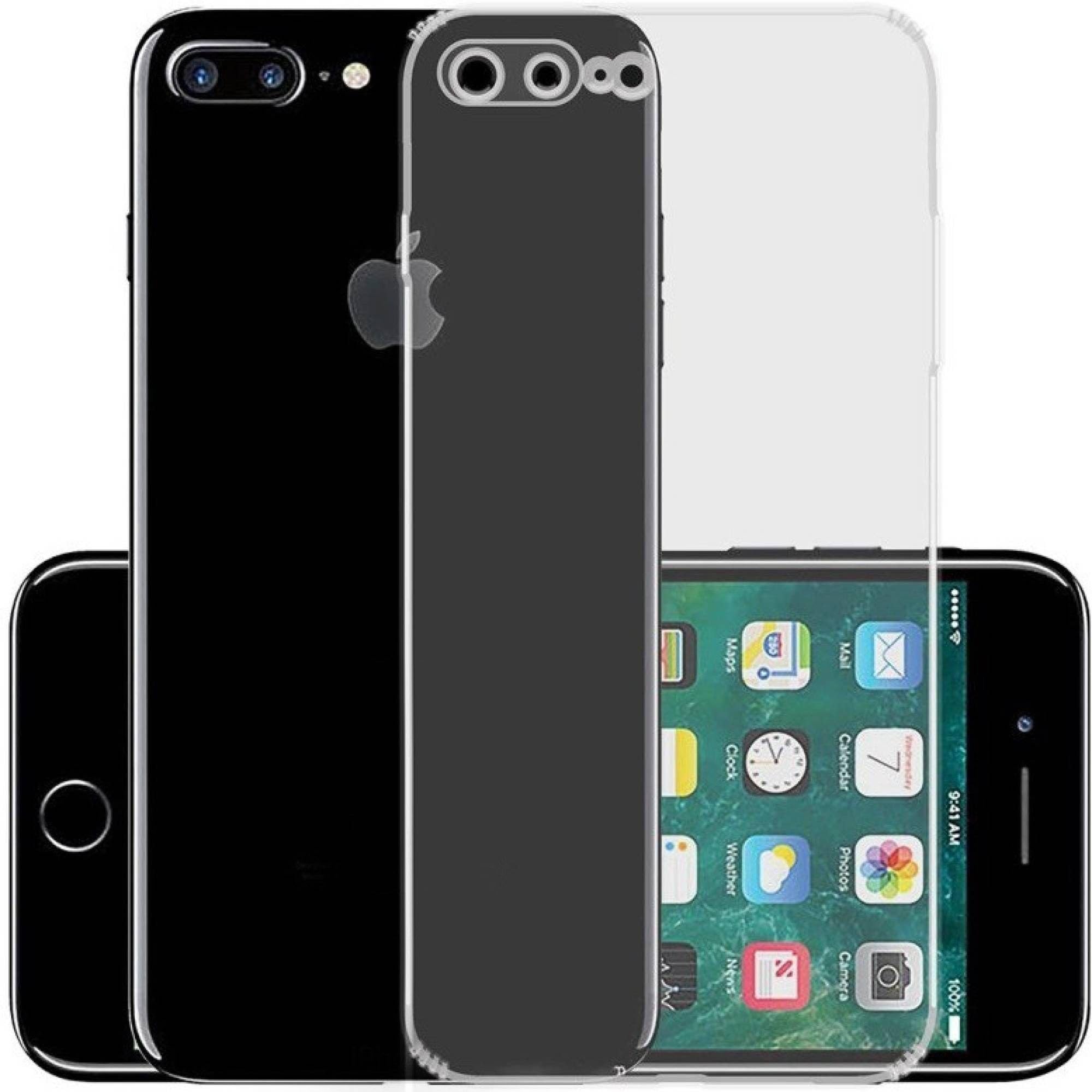 PLUGTECH TPU Ultra Hybrid Clear Camera Protection Back Cover Case for iPhone 7 Plus, iPhone 8 Plus