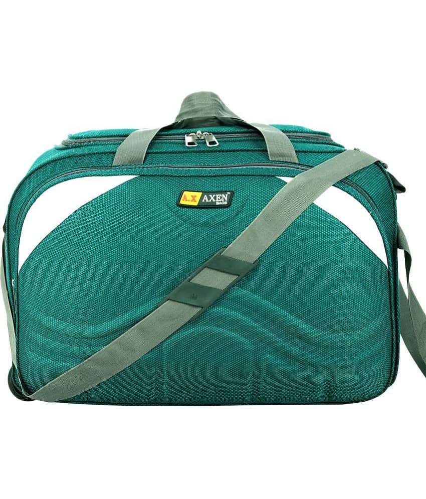 AXEN BAGS - Purple Polyester Duffle Trolley