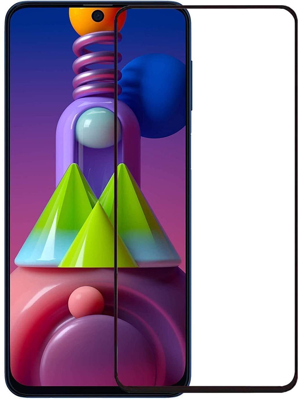 PLUGTECH Advanced Tempered Glass With Anti-Explosion 9H Hardness Edge-To-Edge Coverage Screen Guard for SAMSUNG A81