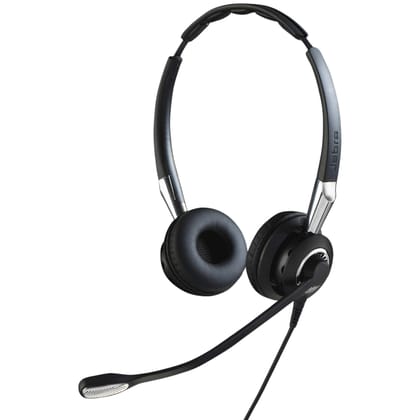 Refurbished JABRA | BIZ 2400 II | HEADSET WITH MIC | USB | Bluetooth V2.0 | BLACK