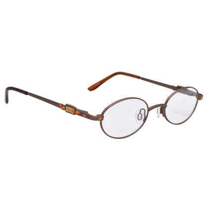 Hrinkar Metal Full Rim Oval spectacle frames Kids Boy & Girl - HFRM-126-BWN