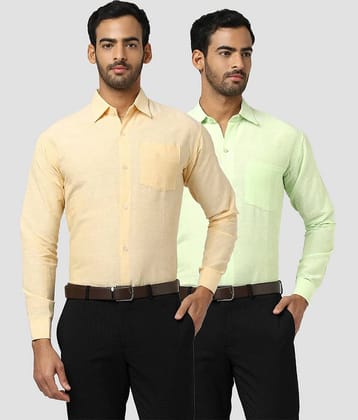 DESHBANDHU DBK - Multicolor Cotton Regular Fit Men's Casual Shirt ( Pack of 2 )