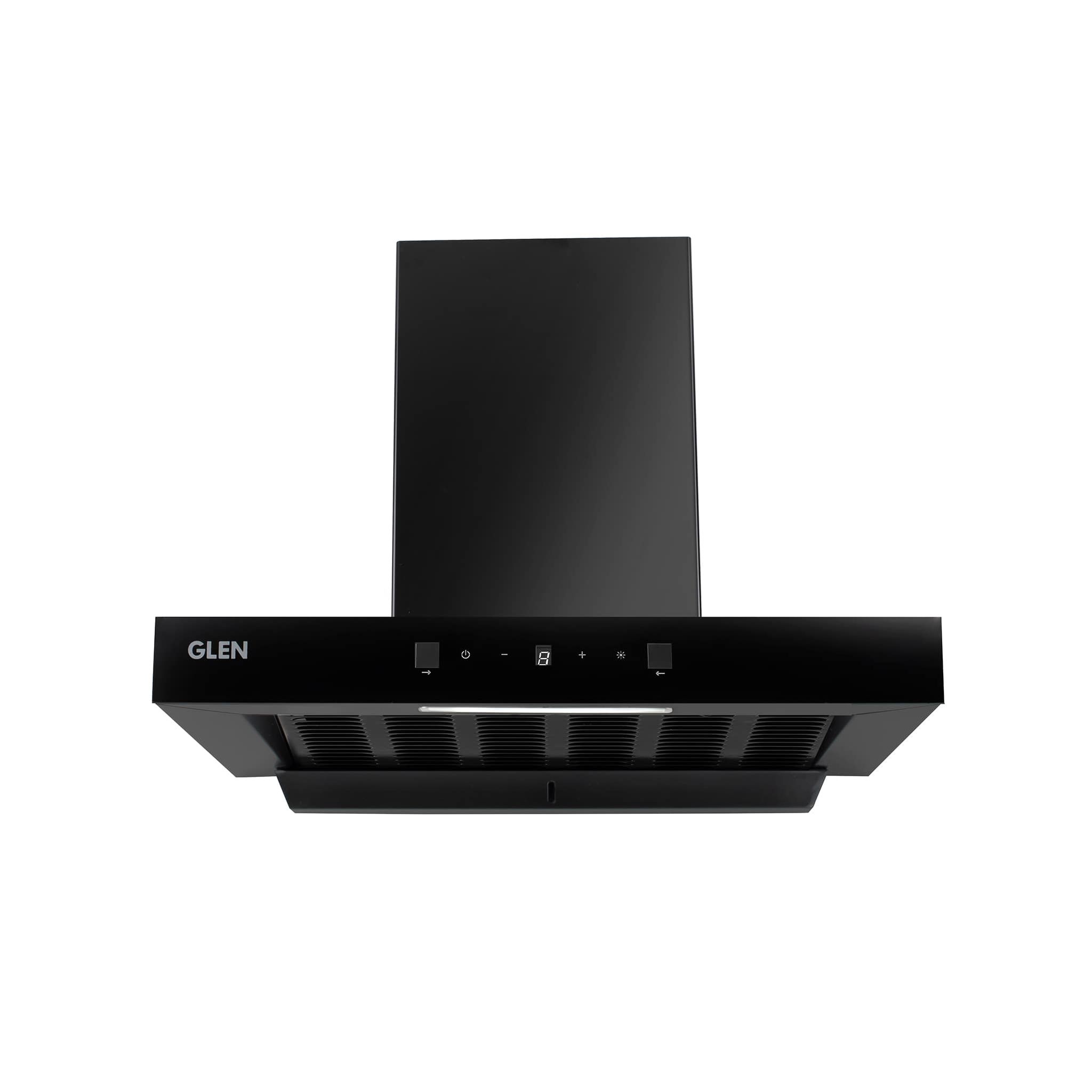 Auto Clean Filter less Kitchen Chimney, Motion Sensor control with Digital Display 60cm, 1200 m3/h (6052 DI BL AC 60)