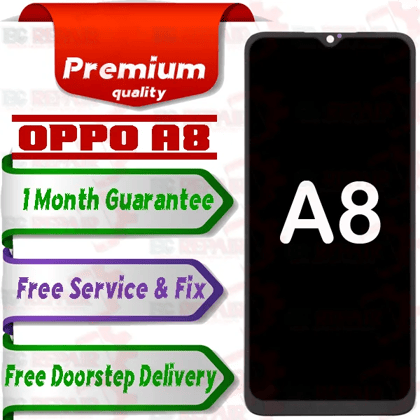 Oppo A8 Combo LCD with Touch Screen for A8  Black (display glass combo folder).