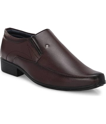 Leeport Brown Men's Mocassin Formal Shoes