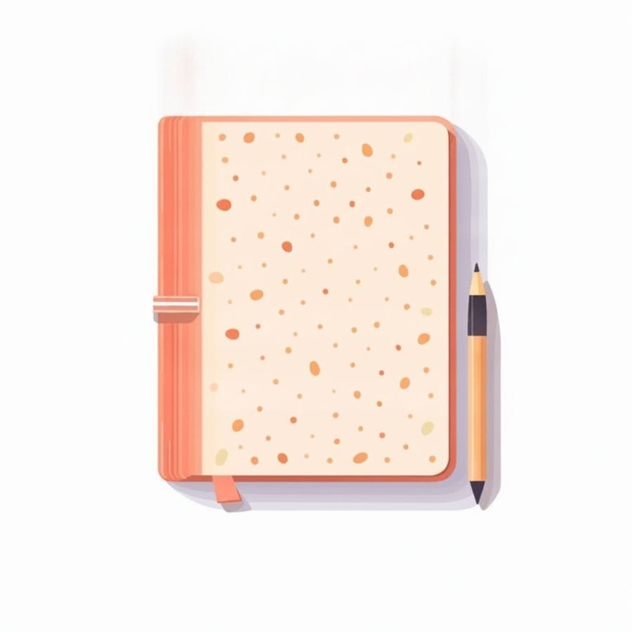 Dotted Notebook with Pen