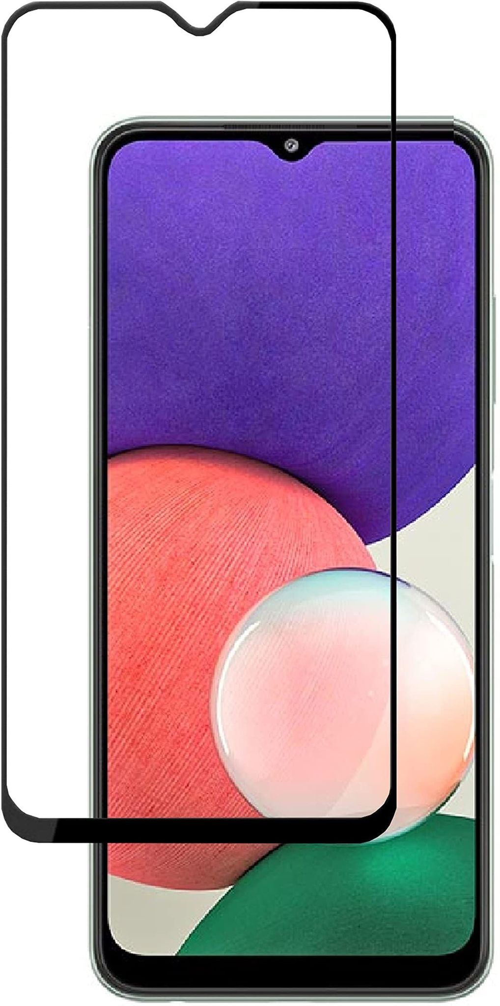 PLUGTECH Advanced Tempered Glass With Anti-Explosion 9H Hardness Edge-To-Edge Coverage Screen Guard for SAMSUNG F42