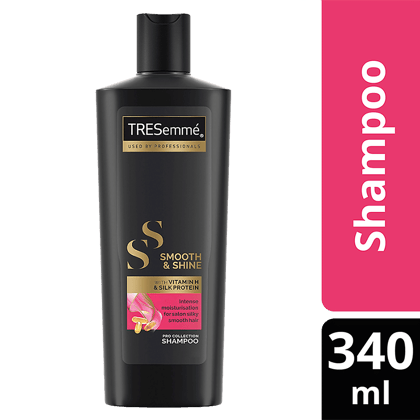 Tresemme Smooth & Shine Pro Collection Shampoo - Vitamin H & Silk Protein, Intense Moisturisation, 340 Ml
