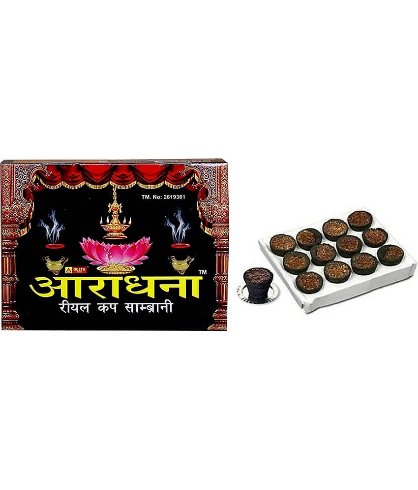 PAYSTORE Loban Sambrani Dhoop Cup With Burner Plate (12 Cups )