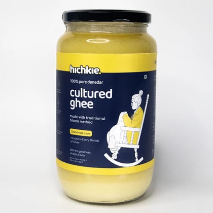 Cultured Ghee 1000 ml | Bilona Method | Cream-Churned | Lab Tested. Cultured Ghee 1000 ml | Bilona Method | Cream-Churned | Lab Tested.