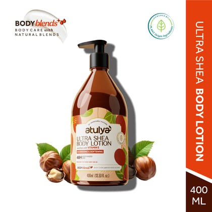 Atulya Ultra Shea With Vitamin E Body Lotion |For Nourishing - 400 ml Atulya Ultra Shea With Vitamin E Body Lotion |For Nourishing - 400 ml