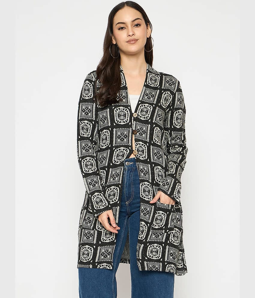 VIAZAA Acrylic Women's Shrugs - White ( Single )