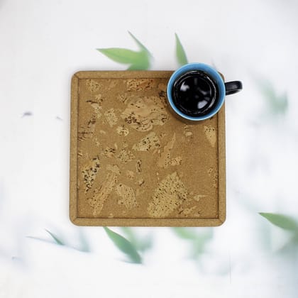 The Mohraj Cork Square Serving Tray Eco Friendly Design The Mohraj Cork Square Serving Tray Eco Friendly Design