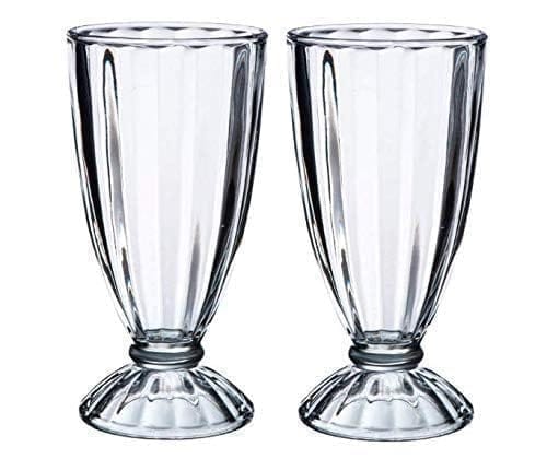 Falooda Glass 350 ML Milkshake Mug Bar Drinking Highball Glasses Ice Cream, Juice, Water, Wine, Beer, Desserts and Cocktails