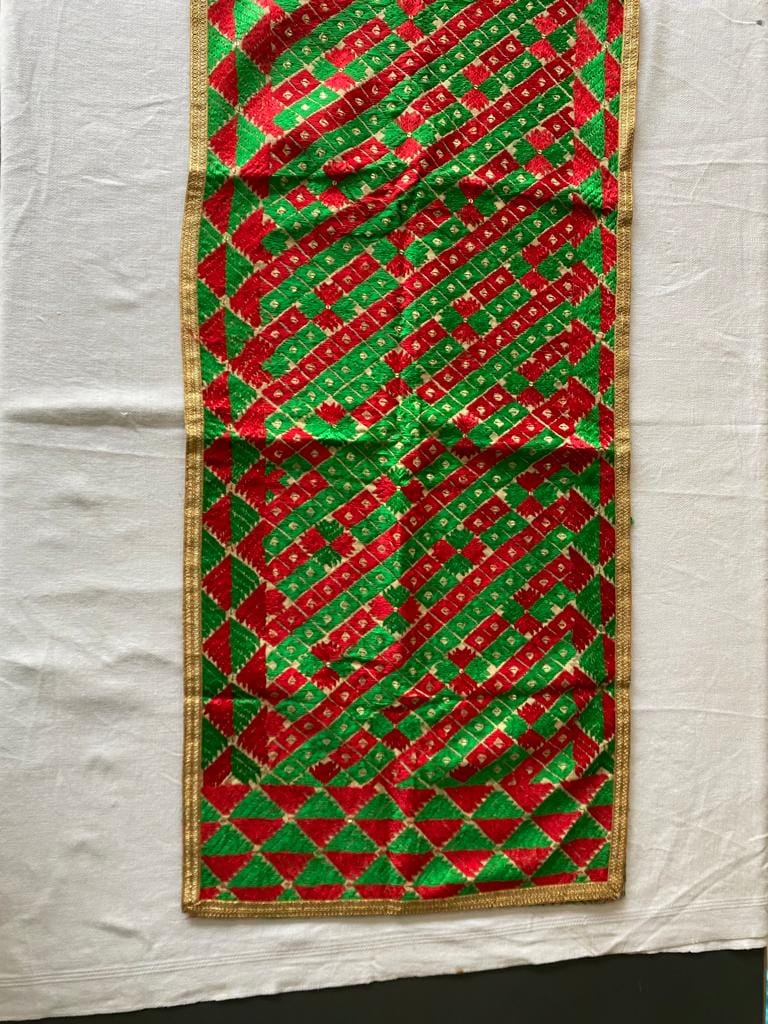 Punjabi hand made phulkari