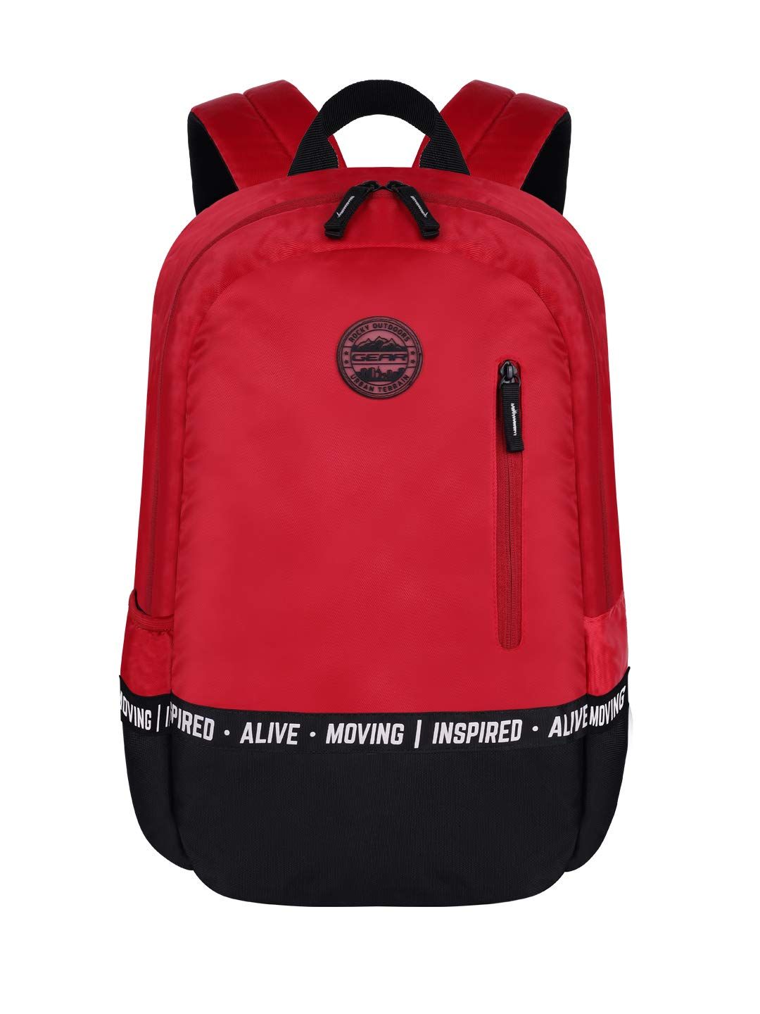 Men/Women Bomber Eco Statet 22 Litre Medium Water Resistant School Bag/College Bag/Standard 3 Compartment Backpack / - Red, Multicolor